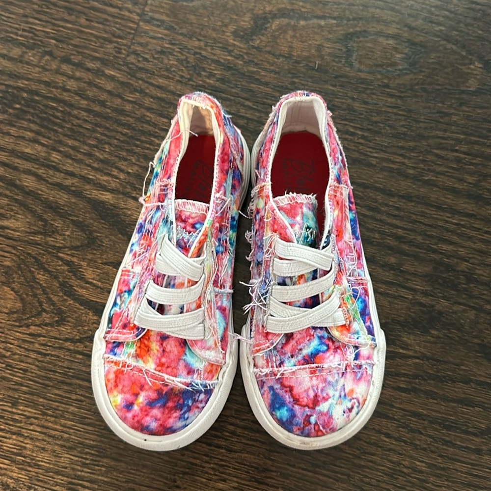 EUC Blowfish Malibu Hot Pink Milkyway Tie Dye Toddler Sneakers 10